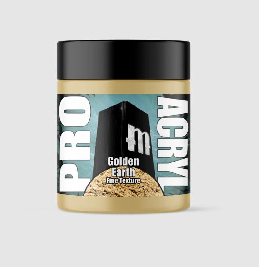 Pro Acryl Basing Textures – Golden Earth – FINE 120ml