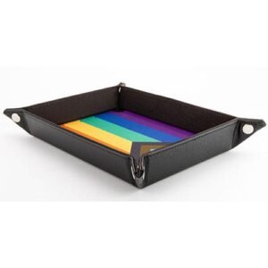 Fanroll - Pride Fold Up Velvet Dice Tray - Rainbow Flag