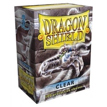 Dragon Shield (Standard size) (100) Protective Sleeves – Classic Clear