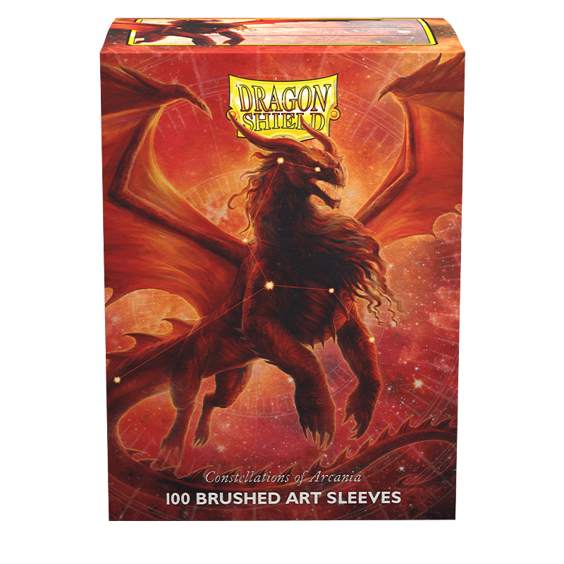 Dragon Shield (Standard size) (100) Protective Sleeves – Brushed Art Constellations: Rowan