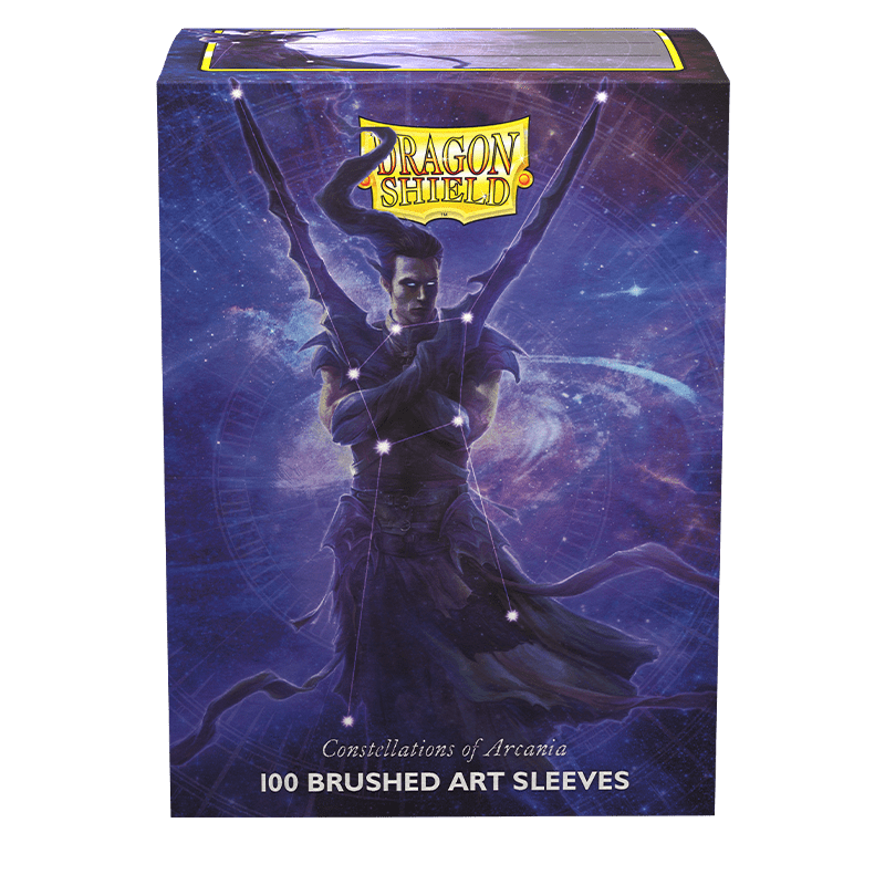 Dragon Shield (Standard size) (100) Protective Sleeves – Brushed Art Constellations: Alaric