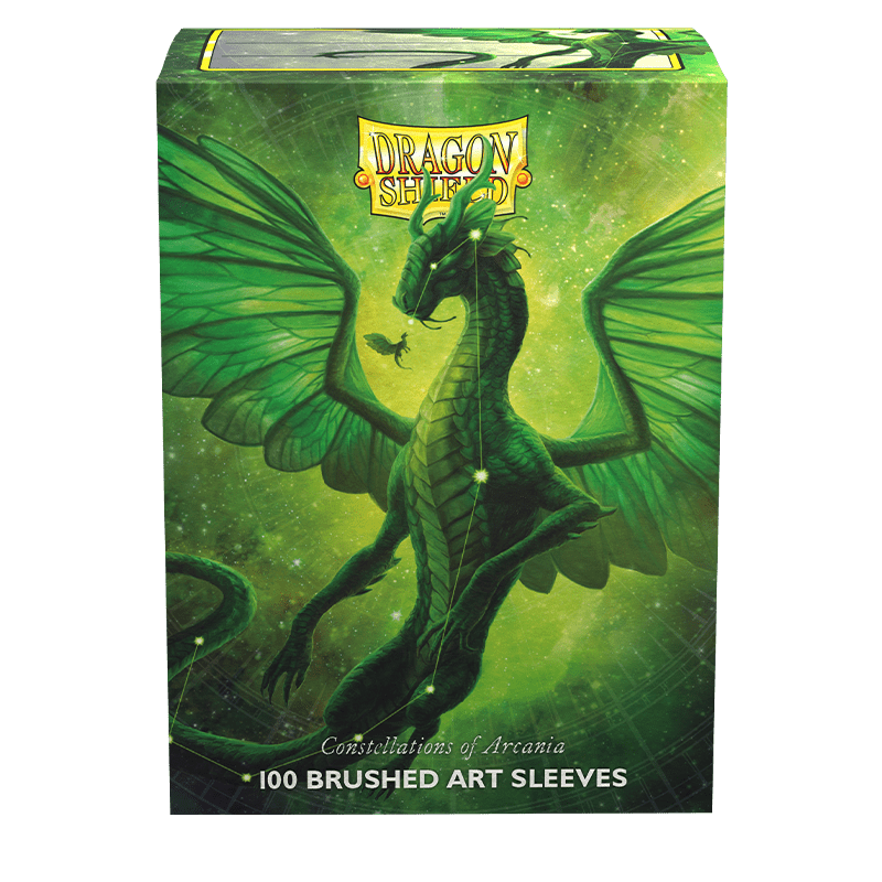 Dragon Shield (Standard size) (100) Protective Sleeves – Brushed Art Constellations: Rayalda