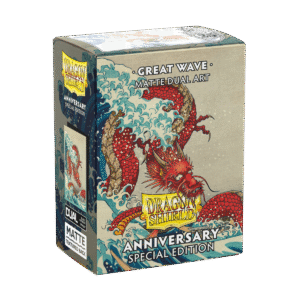 Dragon Shield (Standard size) (100) Protective Sleeves - Dual Art – The Great Wave