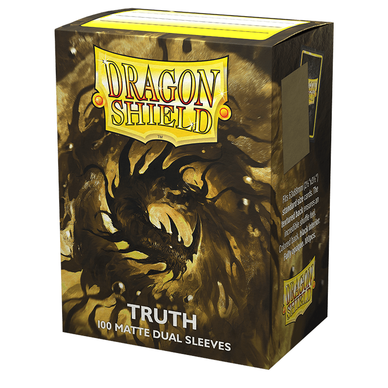 Dragon Shield (Standard size) (100) Protective Sleeves – Dual Matte Truth