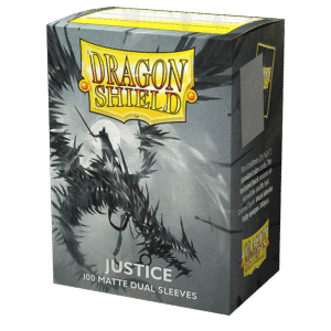 Dragon Shield (Standard size) (100) Protective Sleeves - Dual Matte Justice