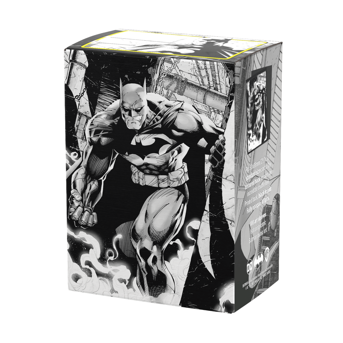 Dragon Shield (Standard size) (100) Protective Sleeves – WB100 Matte Dual Art – Dark Knight