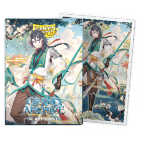 Dragon Shield (Standard size) (100) Protective Sleeves - Grand Archive TCG Matte Art Sleeves – Jin, Fate Defiant