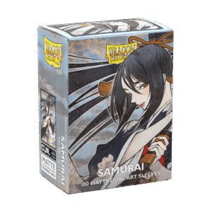 Dragon Shield (Standard size) (100) Protective Sleeves - Matte Dual Art Sleeves – Samurai