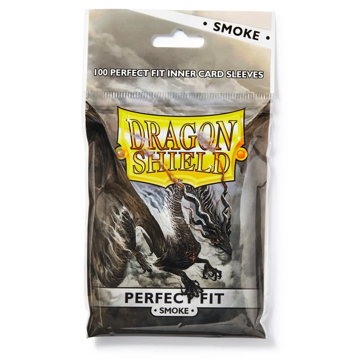 Dragon Shield (Standard size) (100) Perfect Fit Sleeves – Smoke