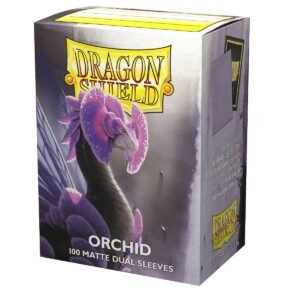 Dragon Shield (Standard size) (100) Protective Sleeves - Dual Matte Orchid