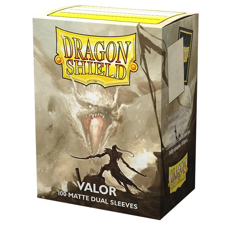 Dragon Shield (Standard size) (100) Protective Sleeves – Dual Matte Valor