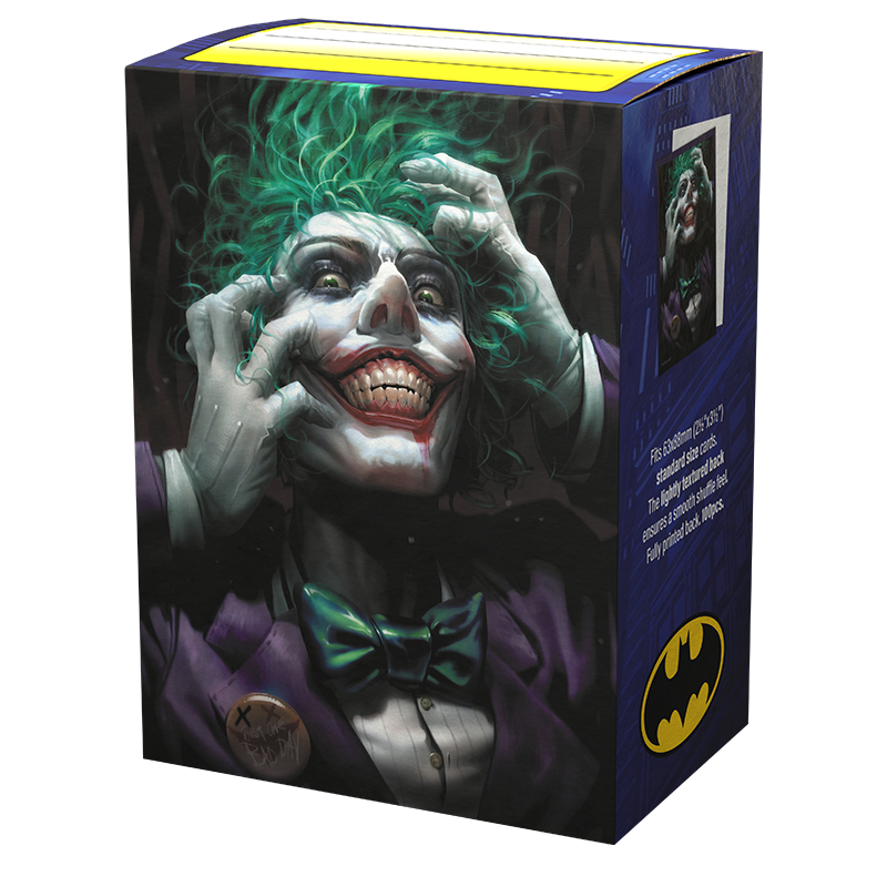 Dragon Shield (Standard size) (100) Protective Sleeves – Matte Art The Joker