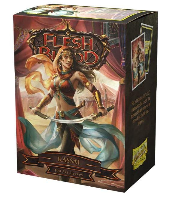 Dragon Shield Matte Art Sleeves – Flesh & Blood Kassai (100 Sleeves)