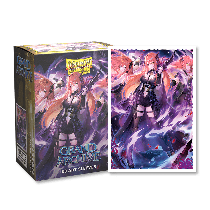 Dragon Shield (Standard size) (100) Protective Sleeves – Grand Archive TCG Matte Art Sleeves – Tristan