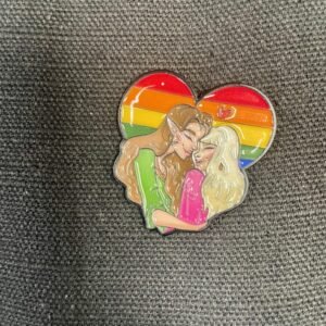 Langden Games 'Delfie' Pride Pin (With Charity Donation)