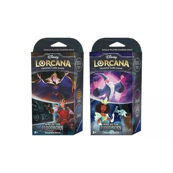 Disney Lorcana Trading Card Game – Starter Deck – Set 2, Rise of the Floodborn