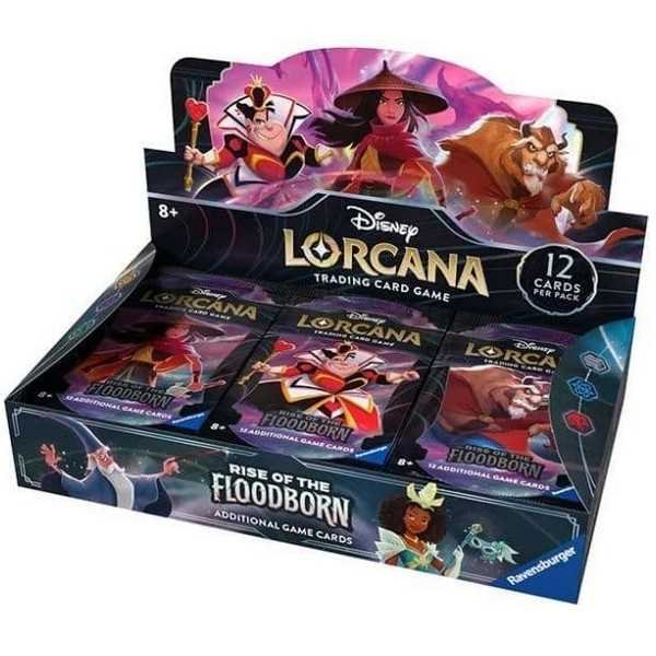 Disney Lorcana Trading Card Game – Booster BOX – Set 2, Rise of the Floodborn
