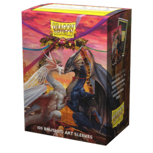 Dragon Shield (Standard size) (100) Protective Sleeves - Brushed Art Valentine Dragon 2023