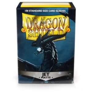 Dragon Shield (Standard size) (100) Protective Sleeves - Matte Jet