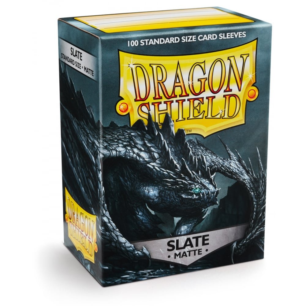 Dragon Shield (Standard size) (100) Protective Sleeves – Matte Slate