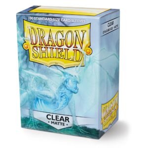 Dragon Shield (Standard size) (100) Protective Sleeves - Matte Clear