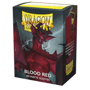 Dragon Shield (Standard size) (100) Protective Sleeves - Matte Blood Red