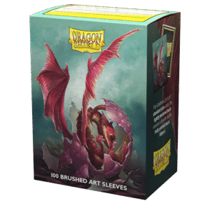 Dragon Shield (Standard size) (100) Protective Sleeves - Brushed Art Wyngs