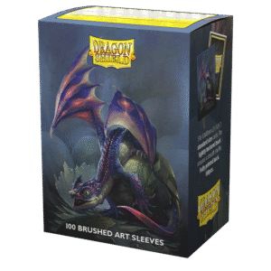 Dragon Shield (Standard size) (100) Protective Sleeves - Brushed Art Huey