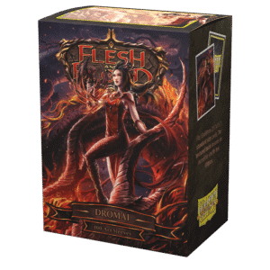 Dragon Shield Matte Art Sleeves – Flesh & Blood Dromai (100 Sleeves)