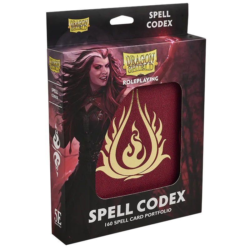 Dragon Shield Roleplaying Portfolio Spell Codex – Blood Red