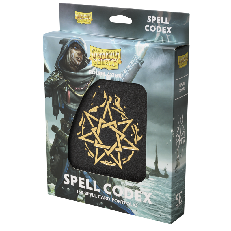 Dragon Shield Roleplaying Portfolio Spell Codex – Iron Grey