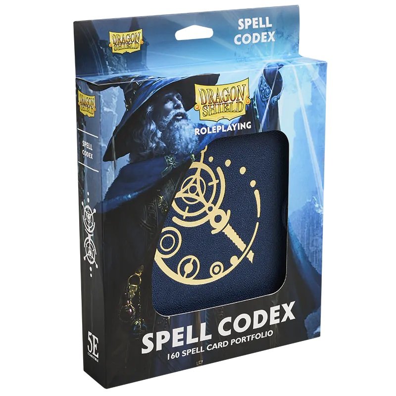 Dragon Shield Roleplaying Portfolio Spell Codex – Midnight Blue