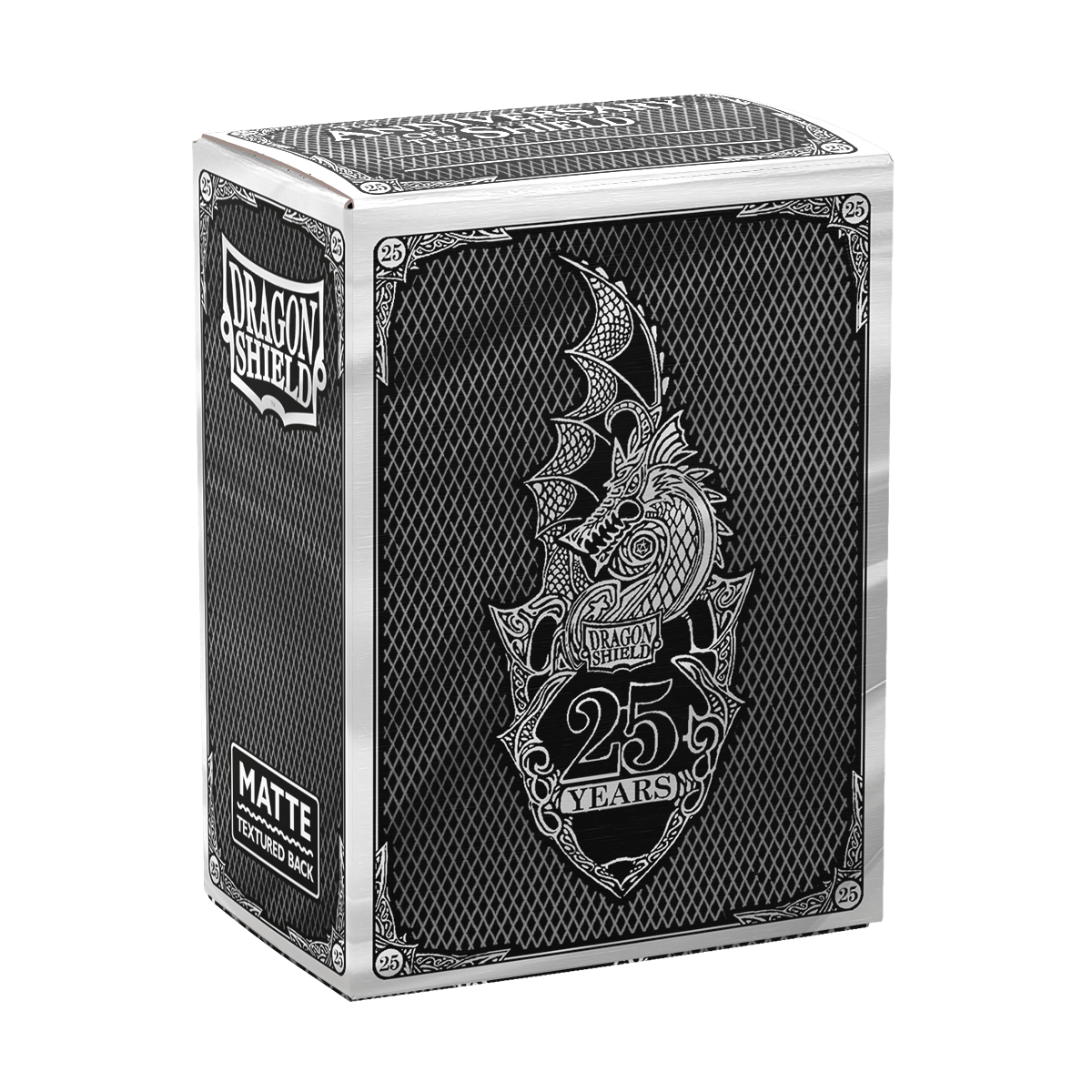 Dragon Shield (Standard size) (100) Protective Sleeves – Matt Art Sleeves – 25th Anniversary