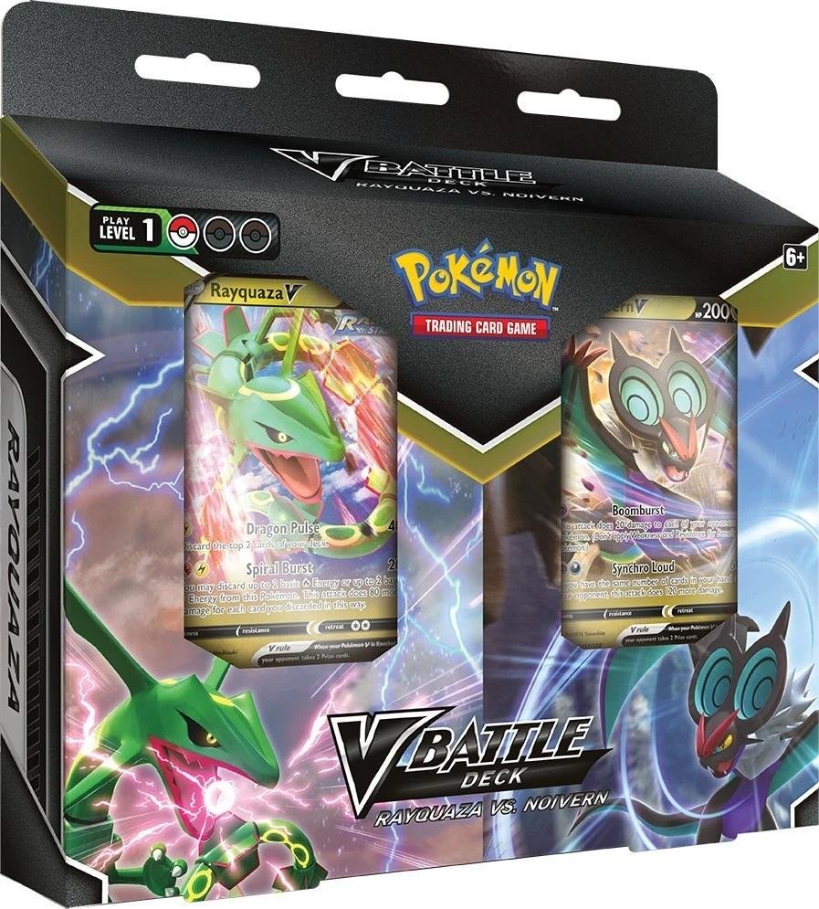 Pokemon: Rayquaza V vs Noivern V Battle Deck Bundle