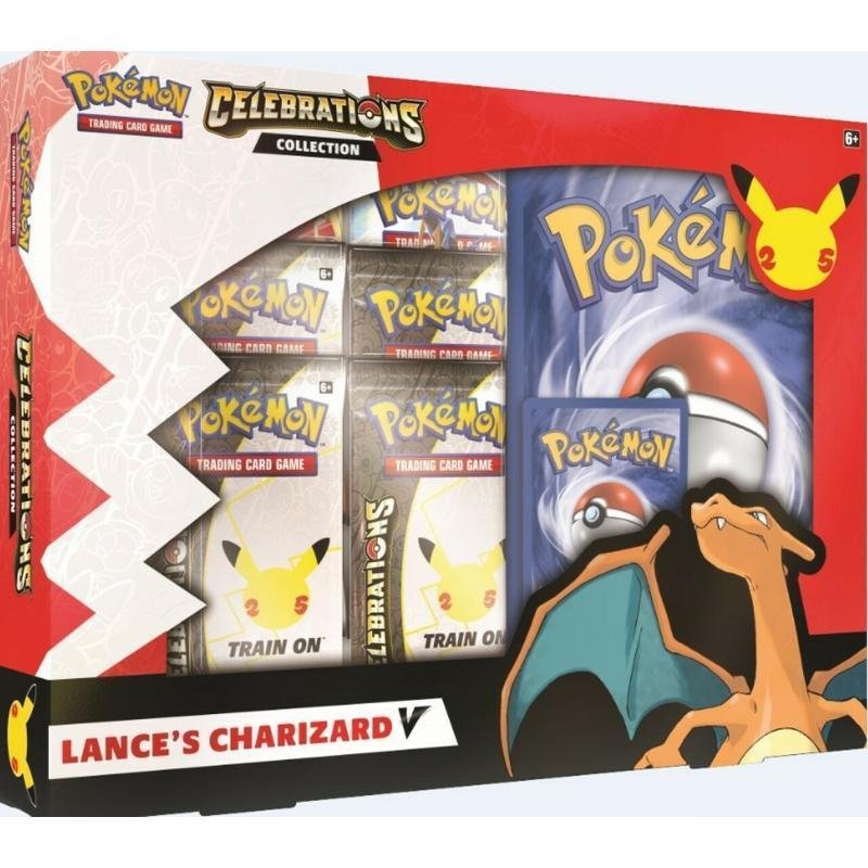 Pokemon: Celebrations V Box – Lance’s Charizard V (25th Anniversary)