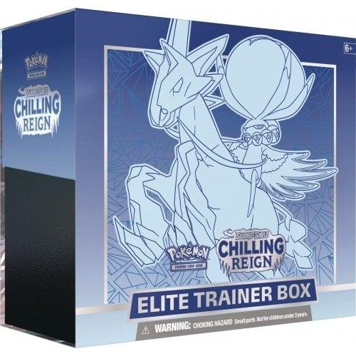 Pokemon: Sword & Shield 6 Chilling Reign Elite Trainer Box (Blue)
