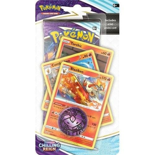 Pokemon: Sword & Shield 6 Chilling Reign Premium Checklane Blister – Blaziken