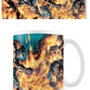 Batman Mug Flames