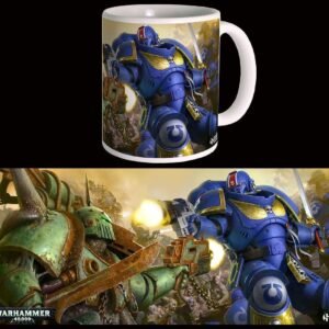 Warhammer 40K Mug Ultramarines VS Nurgle