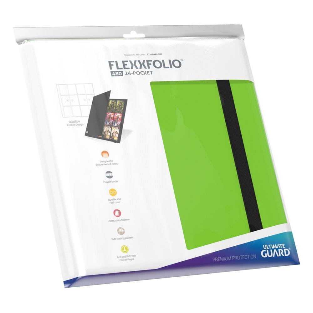 Ultimate Guard Flexxfolio 480 – 24-Pocket (Quadrow) – Light Green