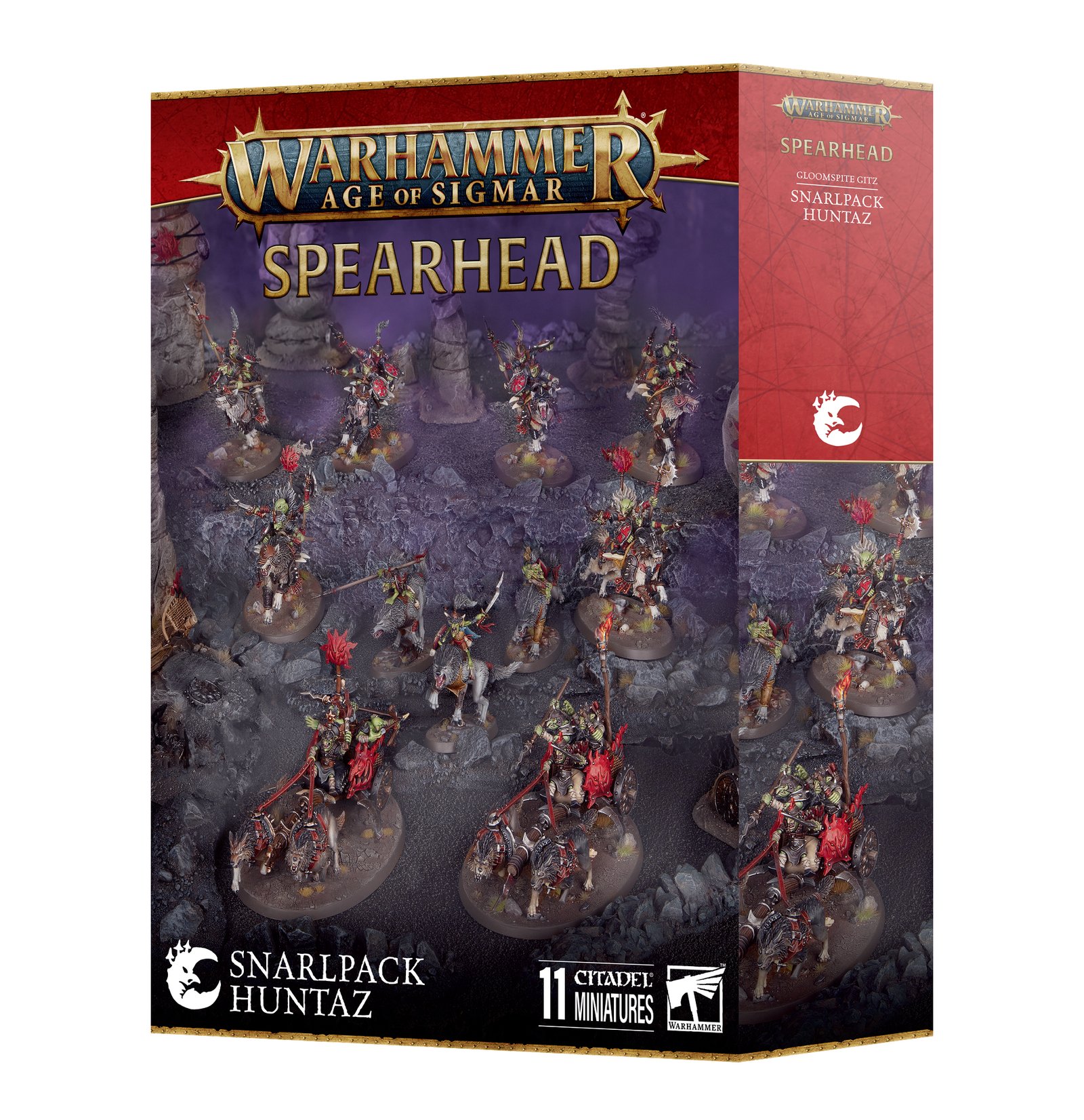 Spearhead: Gloomspite Gitz Snarlpack Huntaz