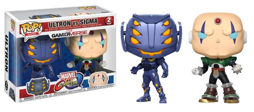 Marvel vs. Capcom Infinite POP! Games Vinyl Figure 2-Pack Ultron vs. Sigma 9 cm