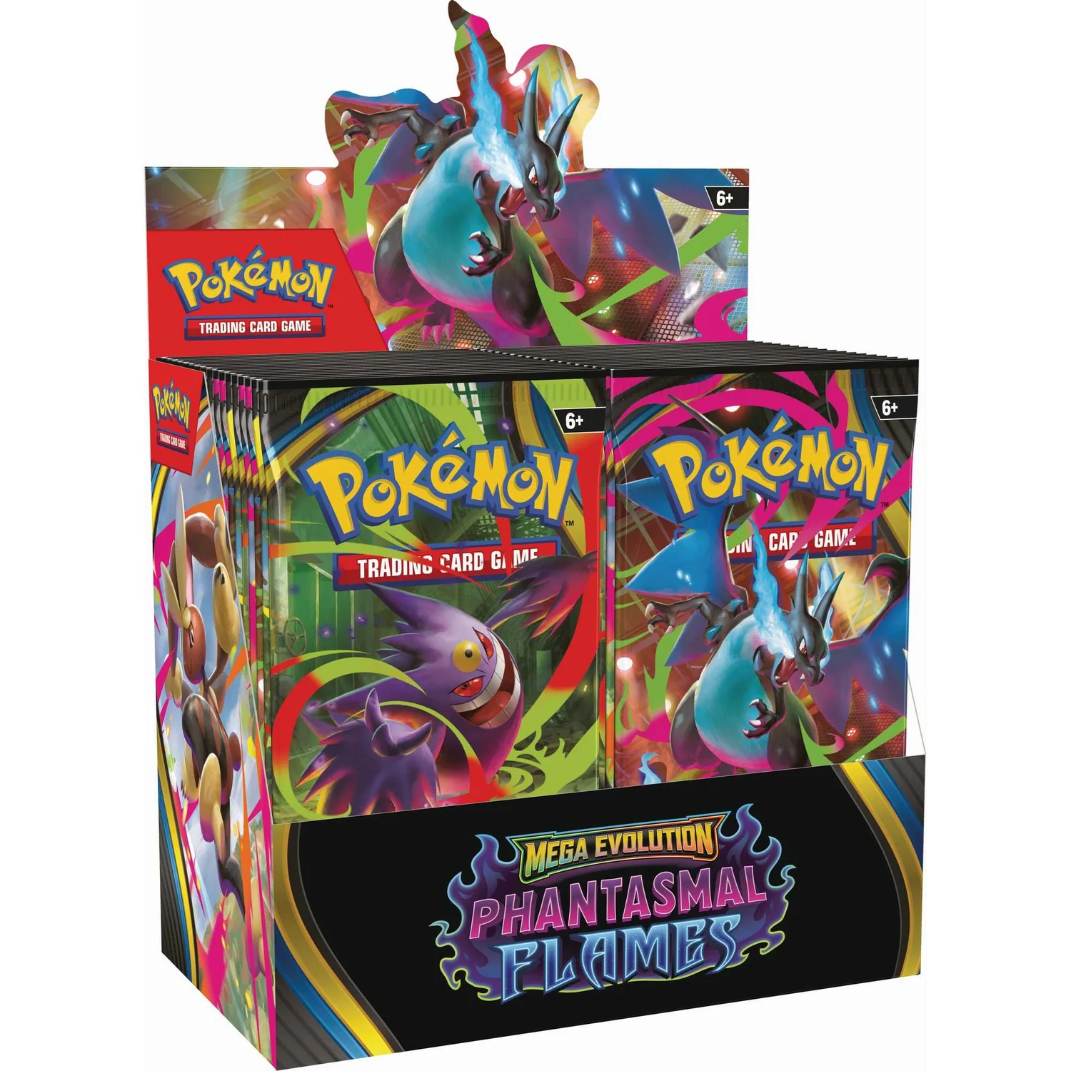 Pokémon TCG: Mega Evolution Phantasmal Flames – Booster Display