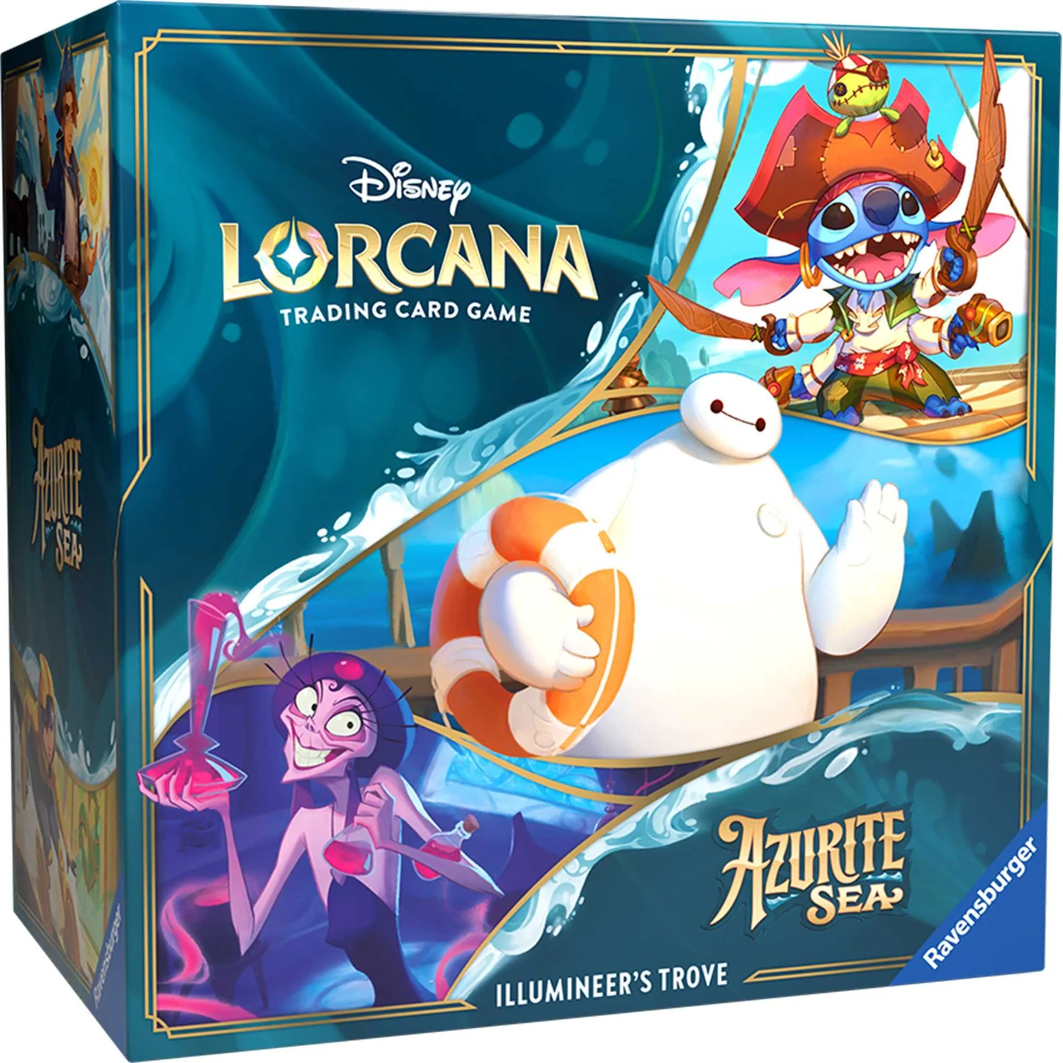 Disney Lorcana Trading Card Game – llumineer’s Trove Set 6, Azurite Sea
