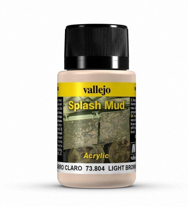 Vallejo Weathering Effects 40ml – Light Brown Splash Mud