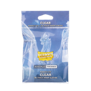 Dragon Shield (Standard size) (100) Standard Clear Thick Inner Sleeves