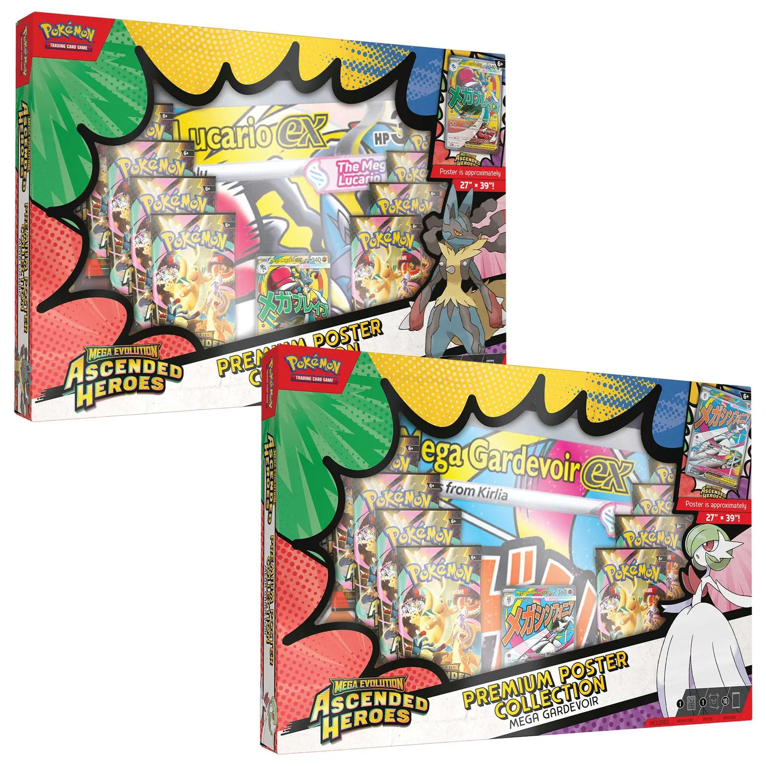 Pokémon TCG: Mega Evolution Ascended Heroes – Premium Poster Collection