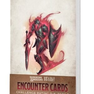 Dungeons & Dragons RPG Encounter Cards Challenge Rating 0-6: Pack 2