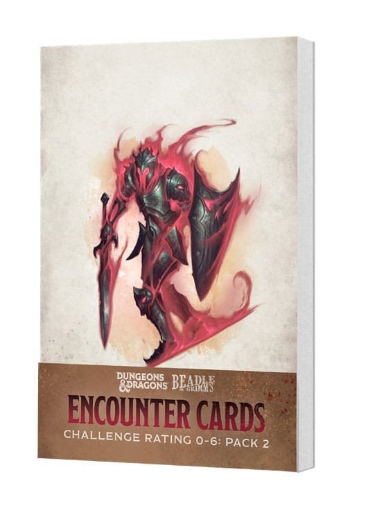 Dungeons & Dragons RPG Encounter Cards Challenge Rating 0-6: Pack 2