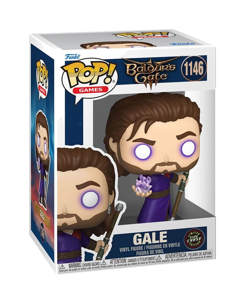 Baldur’s Gate 3 POP! Games Vinyl Figures Gale with Glow Chase 9 cm